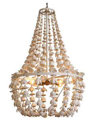 cast resin floral chandelier