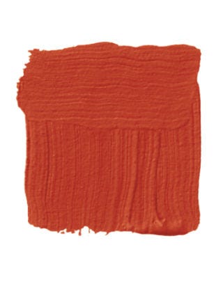reddish orange paint swatch