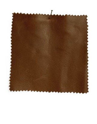 brown leather fabric swatch