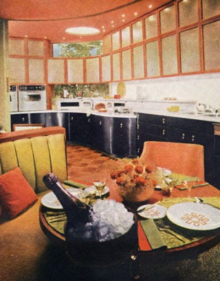 kitchen with black cabinets