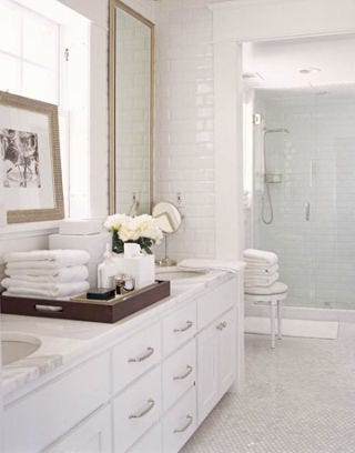 white bathroom