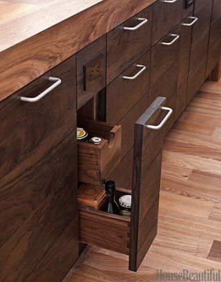 view of the open drawer