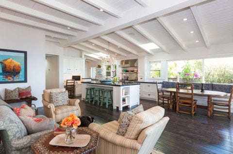 Interior design, Room, Furniture, Living room, Table, Couch, Ceiling, Floor, Home, Hardwood, 
