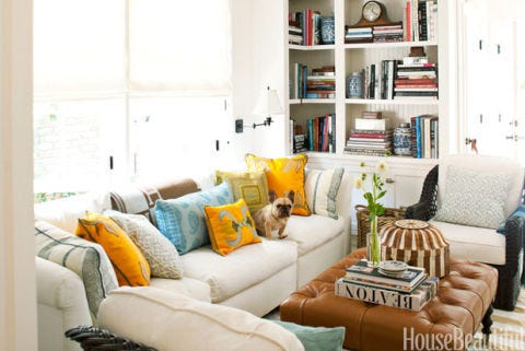 White Sofa Updates Rooms With White Couches