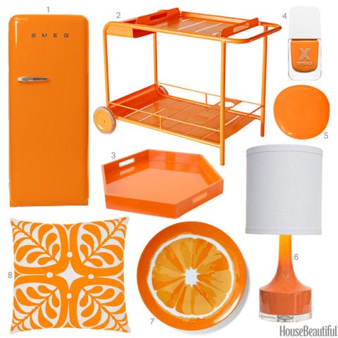 Bright Orange Accessories Home Decor Bright Orange Accessories