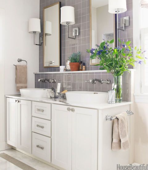 Gray Bathroom By Erin Paige Pitts Neutral Bathroom Decor