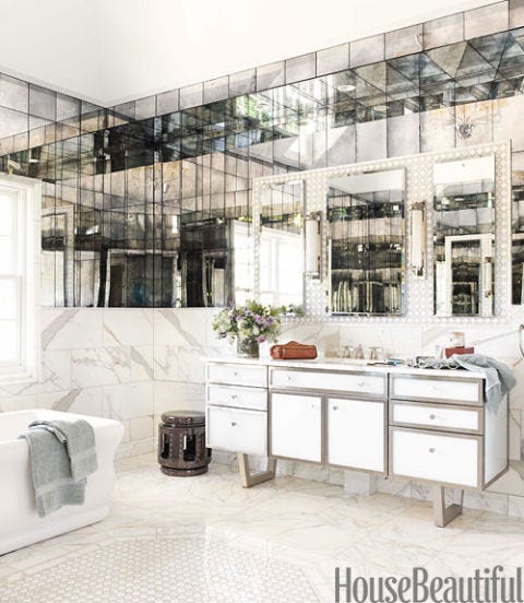Art Deco Bathroom Marble Design