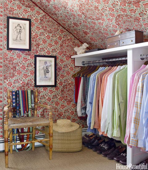 Wallpaper Closet Decorating Ideas Even If You Ve Streamlined Your Stiletto Collection And Categorized Every Last Clutch Purse It Can Still Be Difficult To Give Closet That Extra Oomph