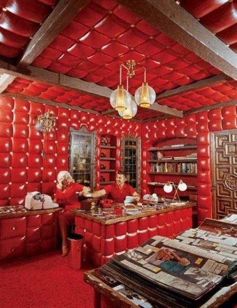 Jayne Mansfield Pink Palace Actress Hollywood Home Image