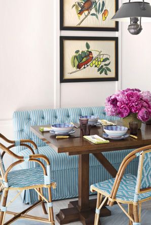 room, furniture, dining room, table, interior design, chair, turquoise, home, purple, floor,