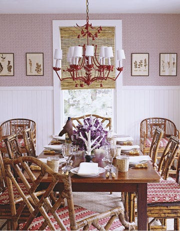Kitchen Nook red and white kitchen dining nook