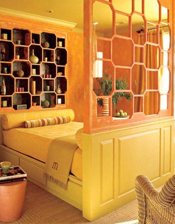 Colors Inspiration From Travel Yellow And Orange Bedroom