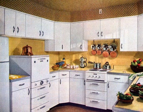 Retro Kitchen Decor 1950s Kitchens