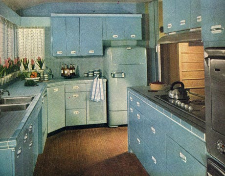 Retro Kitchen Decor 1950s Kitchens