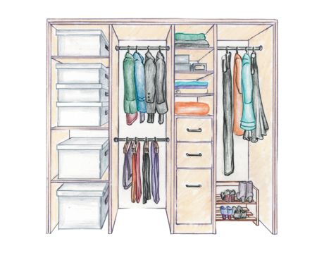 Closet Design Ideas - How To Organize Your Closet