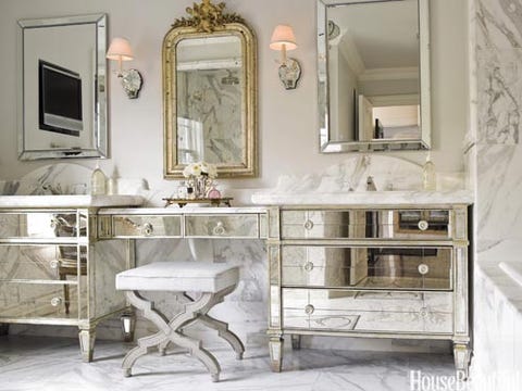 Mirrored Bathroom Mirrored Bathroom
