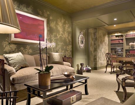 Sophisticated and Traditional Library Design - Kathy Abbott Kips Bay ...