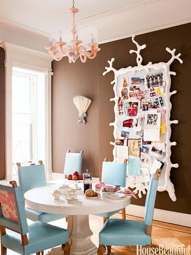 Brown Dining Room House Beautiful Pinterest Favorite Pins