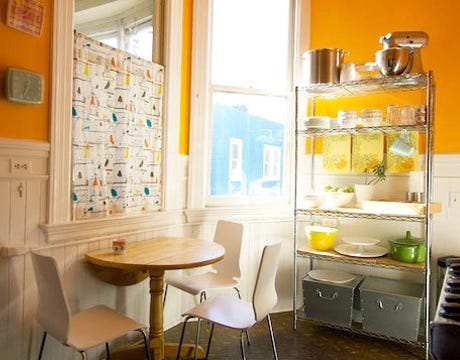 Kitchen Inspiration Apartment Designs Orange Kitchen Courtesy Of Apartment Therapy