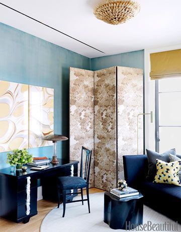 63 best home office decorating ideas design photos of home offices house beautiful - Modern Home Office Guest Room 63 best home office decorating ideas design photos of home offices house beautiful - Modern Home Office Guest Room