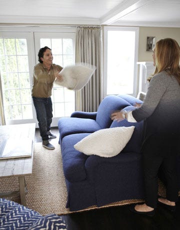 living room makeover decorating