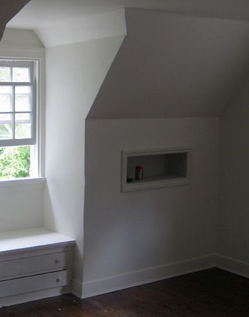 before makeover in a bedroom
