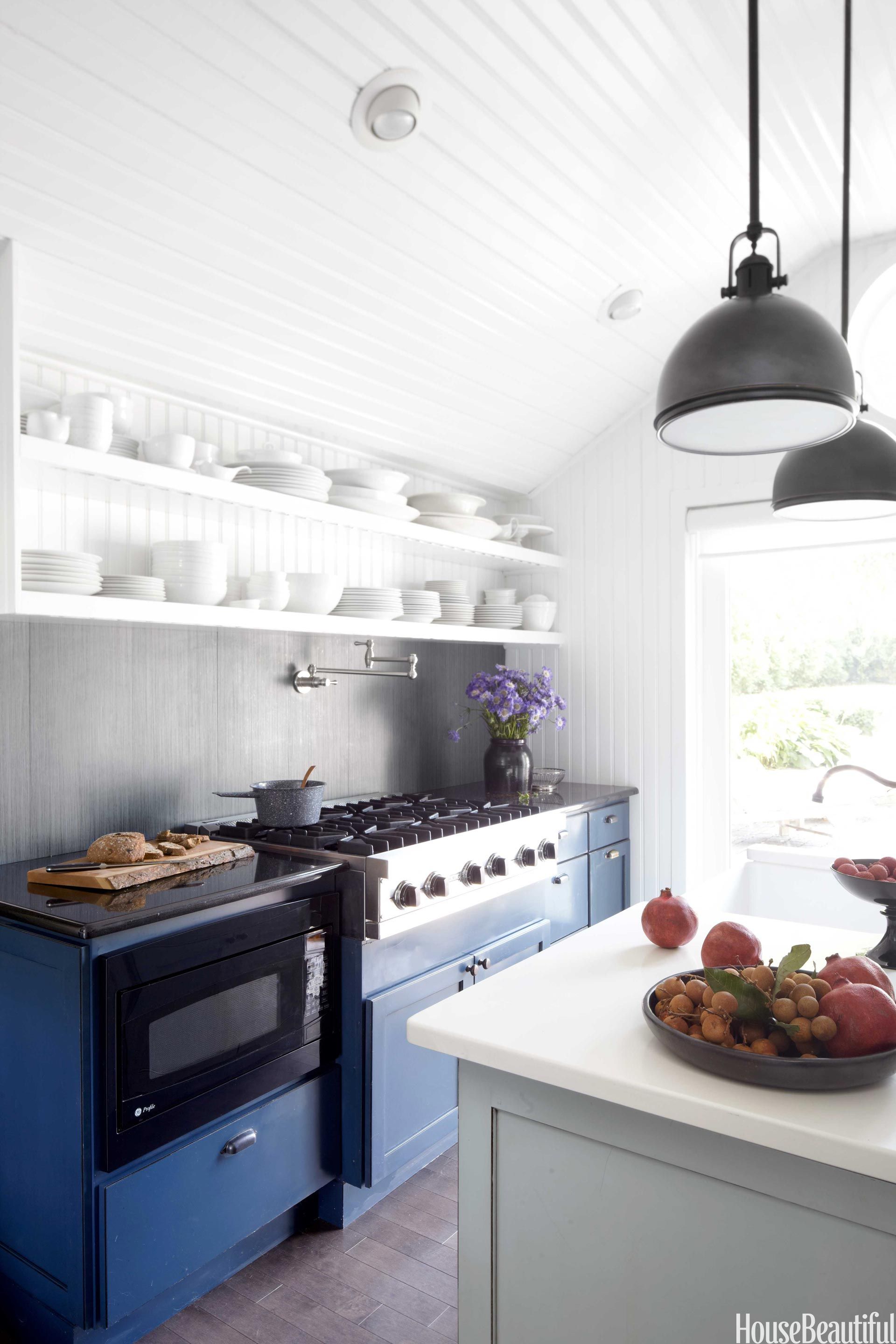 15 Blue Kitchen Design Ideas Blue Kitchen Walls