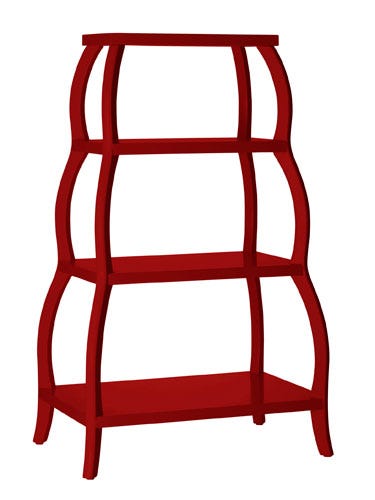 Etagere Shelves Furniture Tall Curvee Etagere