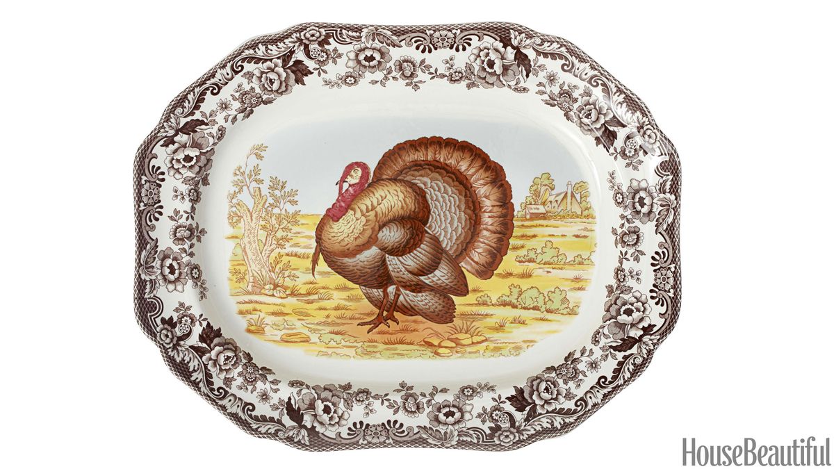 spoke woodland turkey platter