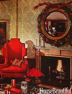 Festive Living Room - House Beautiful Instagram