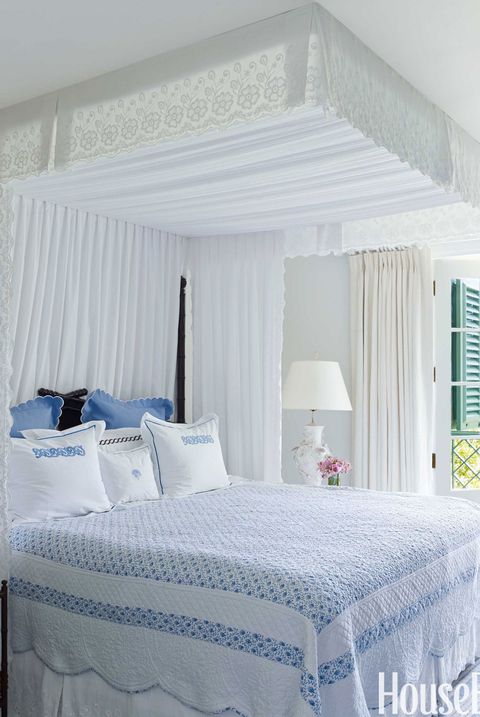 white eyelet canopy