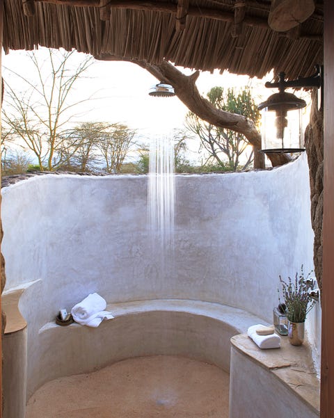 african outdoor shower