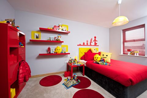 lego kids bedroom - weston homes lego room