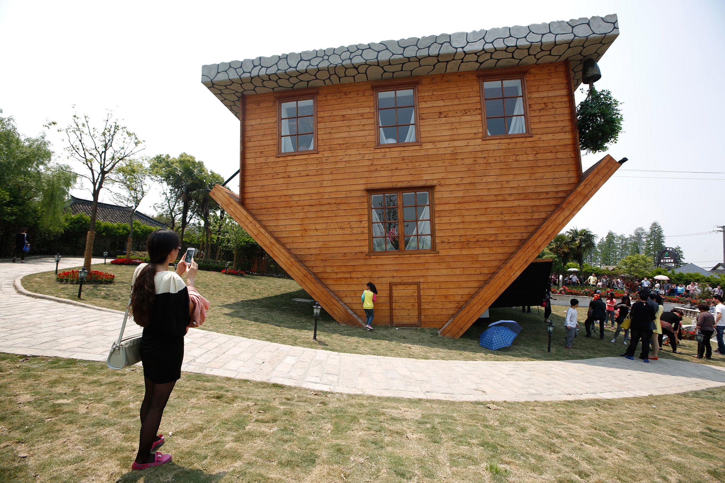 Upside Down House Inverted House