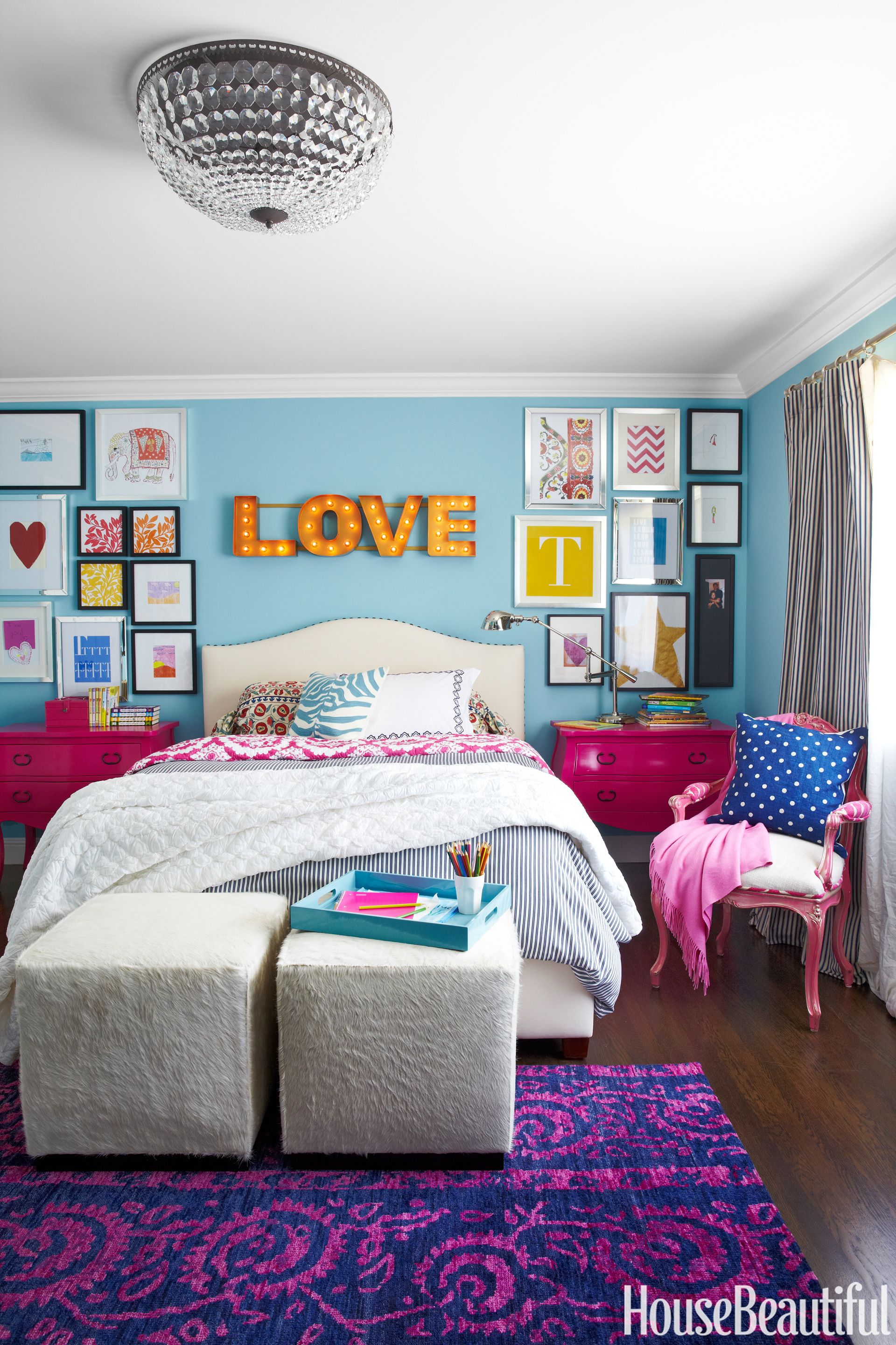 kids bedroom blue