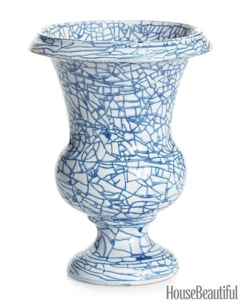 swirl glaze footed vase