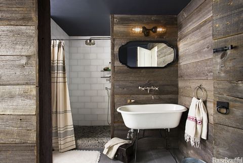 Rustic Country Bathroom Decor Barn, What Board To Use For Bathroom Walls
