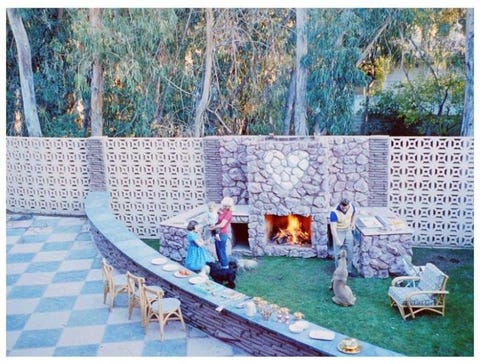 Jayne Mansfield Pink Palace Actress Hollywood Home Image