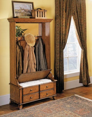 entryway bench