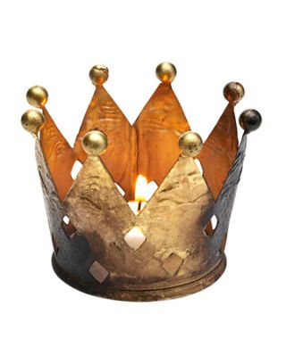 gold crown votive