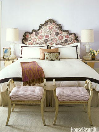 antique headboard