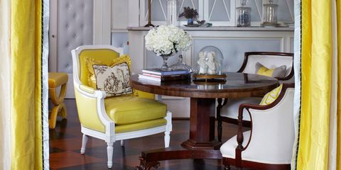 foyer with diamond pattern flooring