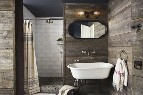 rustic country bathroom
