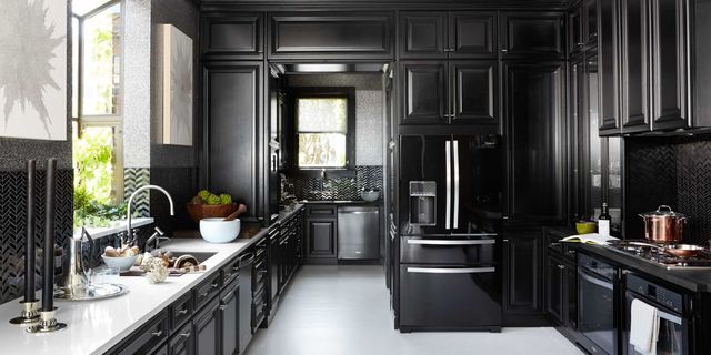 House & Home - Three Beautiful Black and White Kitchens, Three