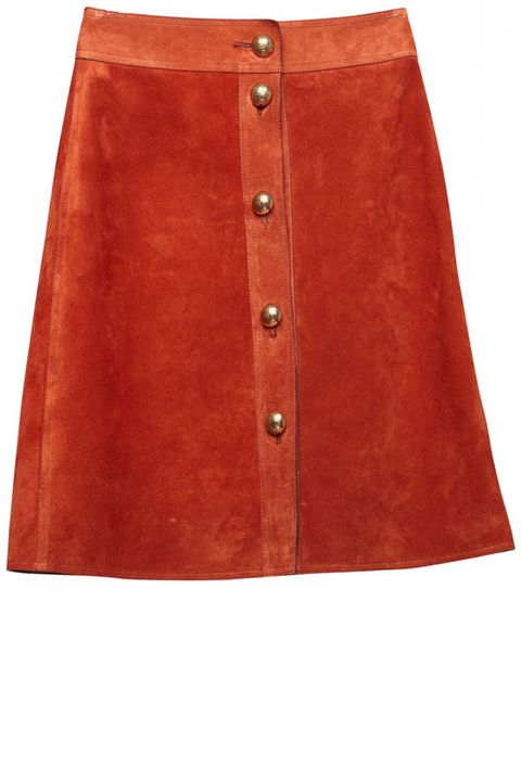 The New Skirt: A-Line and Buttoned-Up