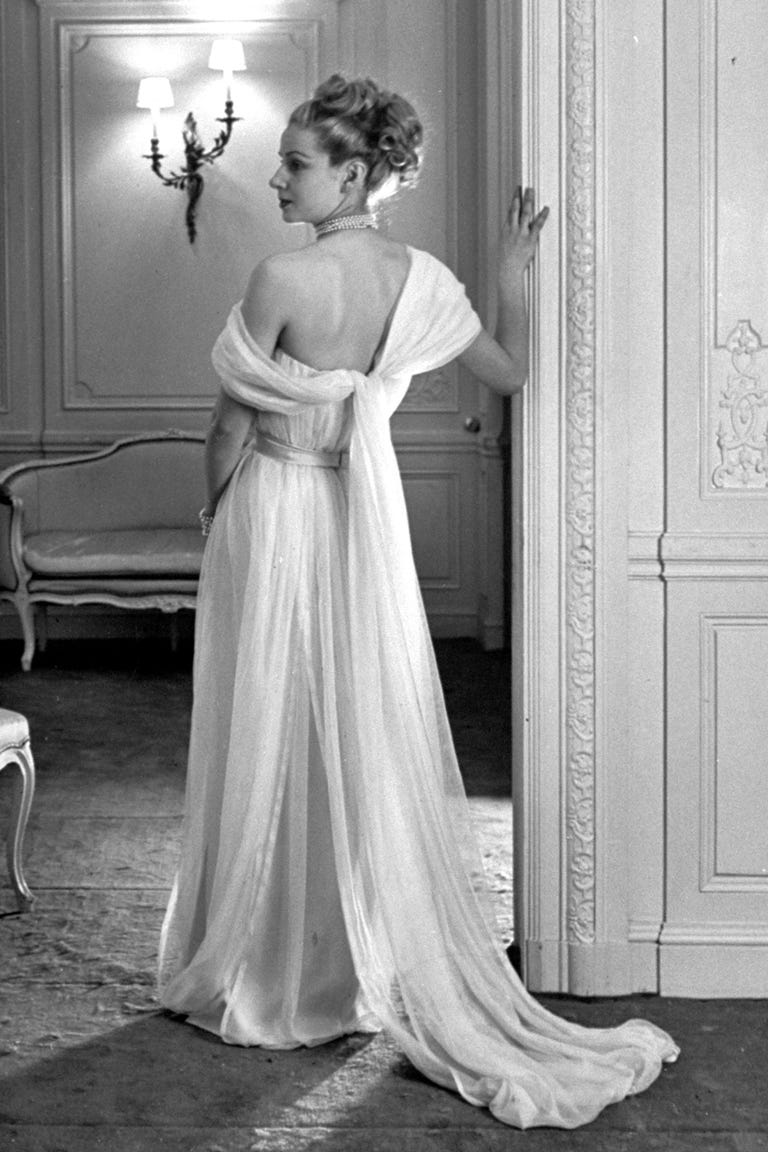 christian dior gowns 1940s