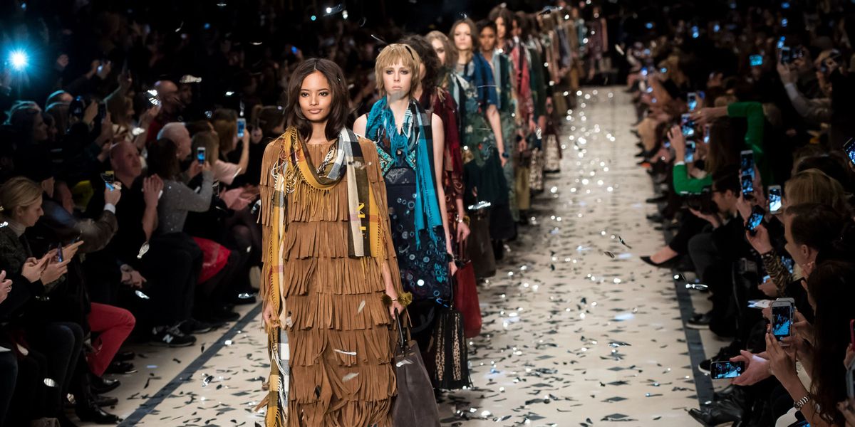 Get the Bohemian Beauty Look at Burberry Fall 2015 - Burberry Fall 2015 ...