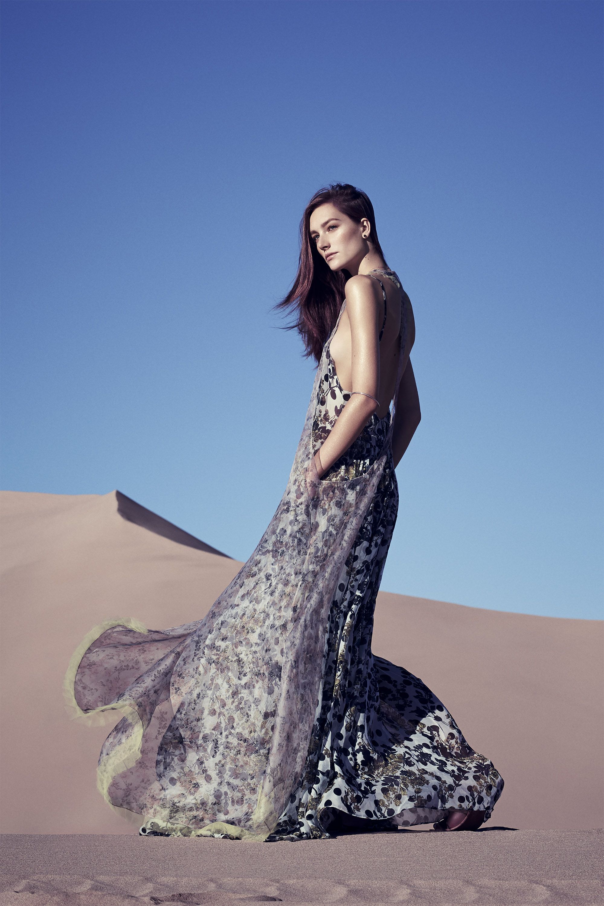 Flowy Dresses in the Wind