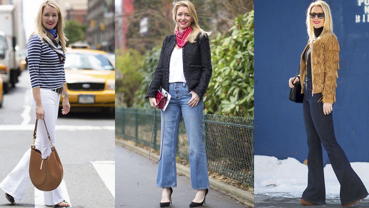 How to Wear Flare Jeans - Flared Jean Styles for Spring