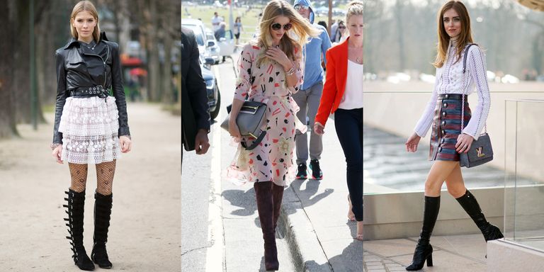 Spring Skirts and Boots - Ease Into Spring in Skirts and Boot Pairs